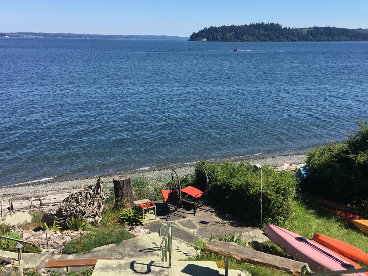 Puget Sound Chic Romantic Cottage With Private Beach Access & Gated Entry Port Ludlow Экстерьер фото