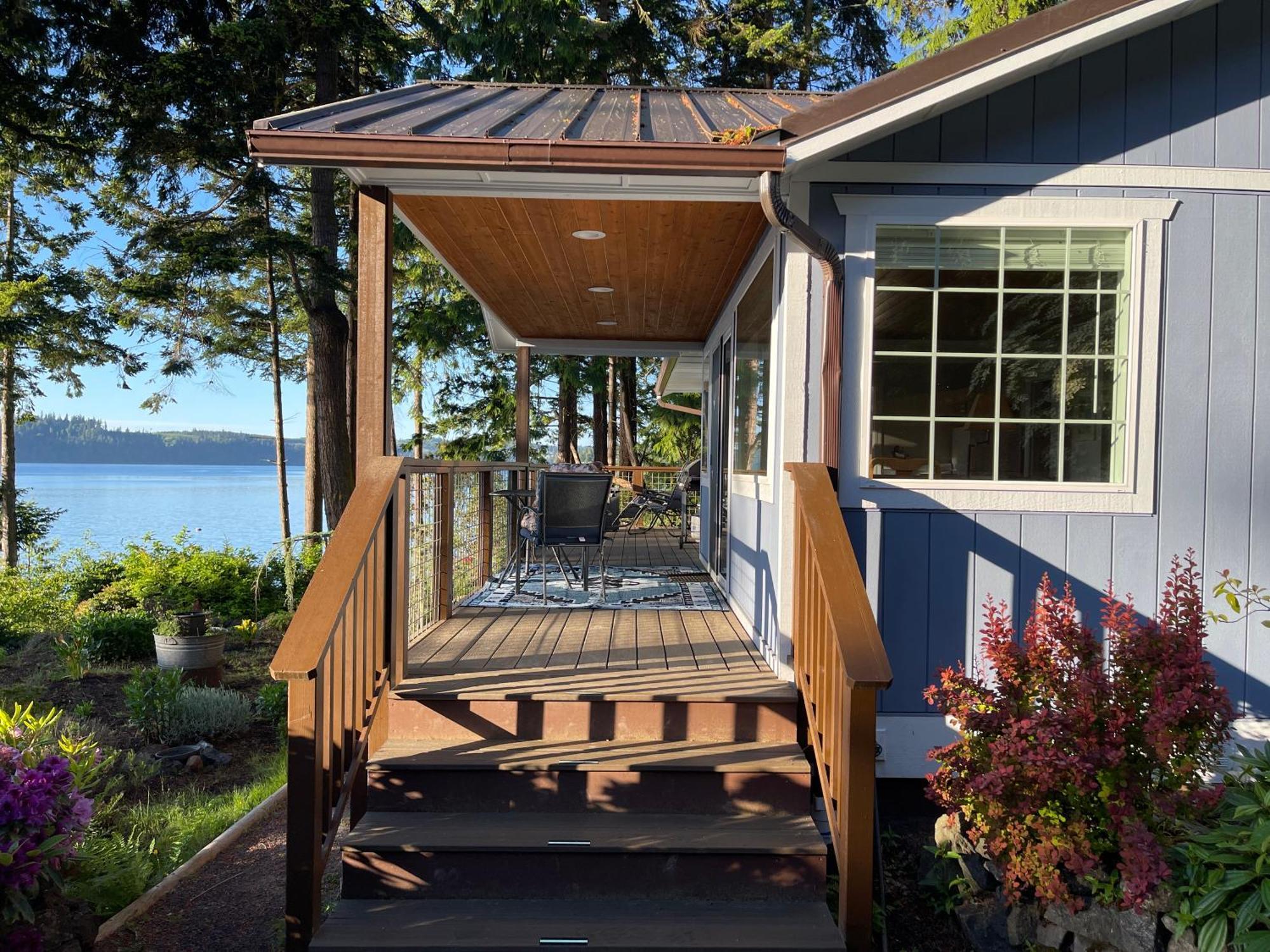 Puget Sound Chic Romantic Cottage With Private Beach Access & Gated Entry Port Ludlow Экстерьер фото